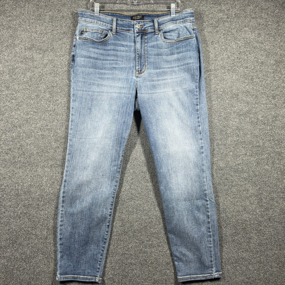 Judy Blue Jeans Womens 16W Mid-Rise Classic Slim Fit Like a Glove Medium Fit